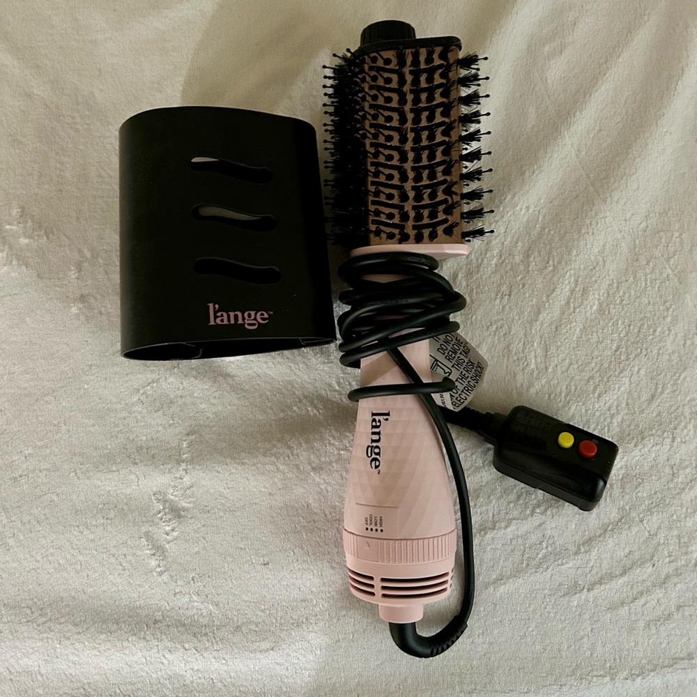 Lange Le Volume Eleve Blow Dryer Brush and Glass Hair Primer